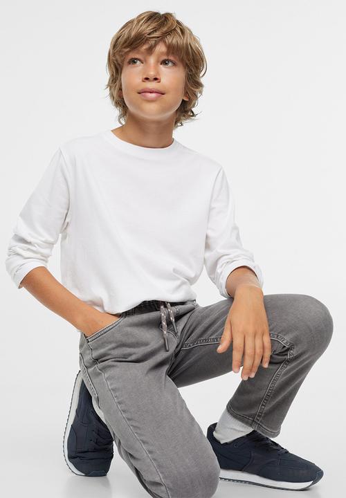MANGO - Jeans comfy - open gray