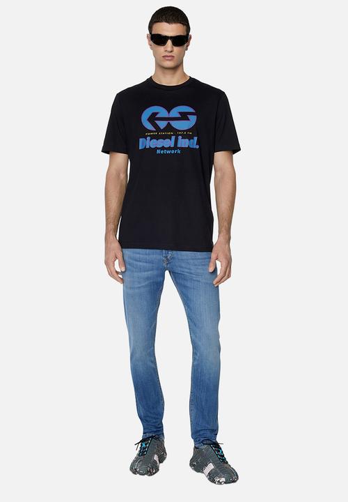 Diesel  - T-just-e18 t-shirt -9xxdiesel - black 