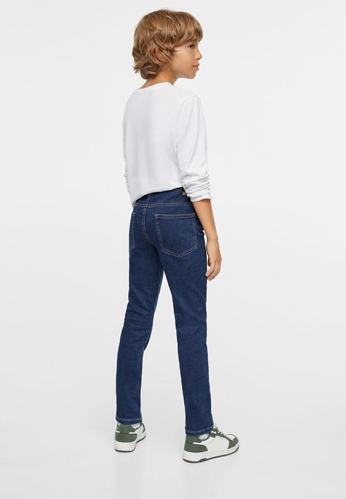 MANGO - Jeans comfy- open blue