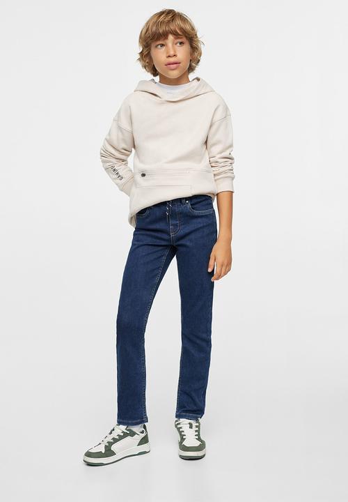 MANGO - Jeans comfy- open blue