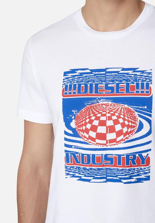Diesel  - T-diegor-k50 t-shirt - 100diesel - white 