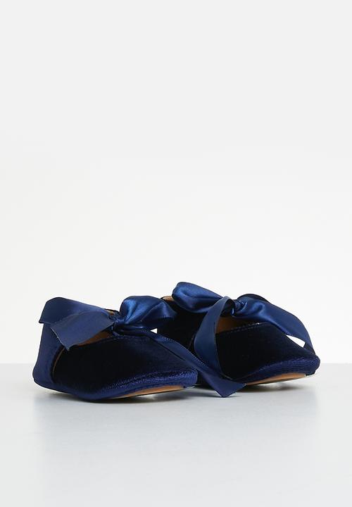 Pop Candy - Faux suede pump - navy