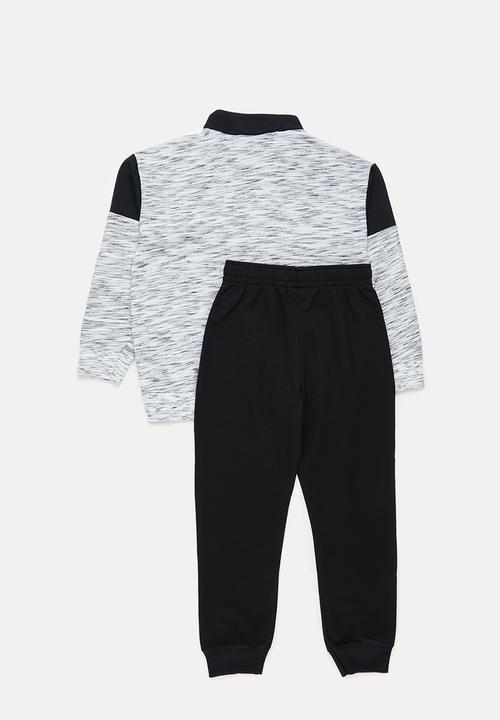 Quimby - Set - sweat jacket and pants - white