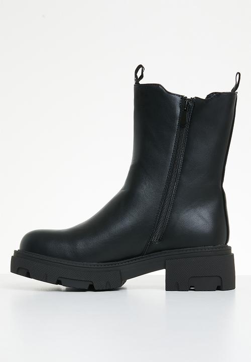 SISSY BOY - Riding high chelsea boot - black