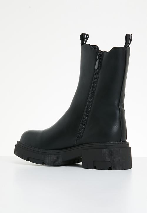 SISSY BOY - Riding high chelsea boot - black