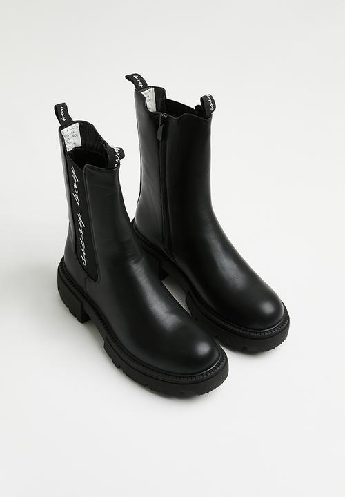 SISSY BOY - Riding high chelsea boot - black