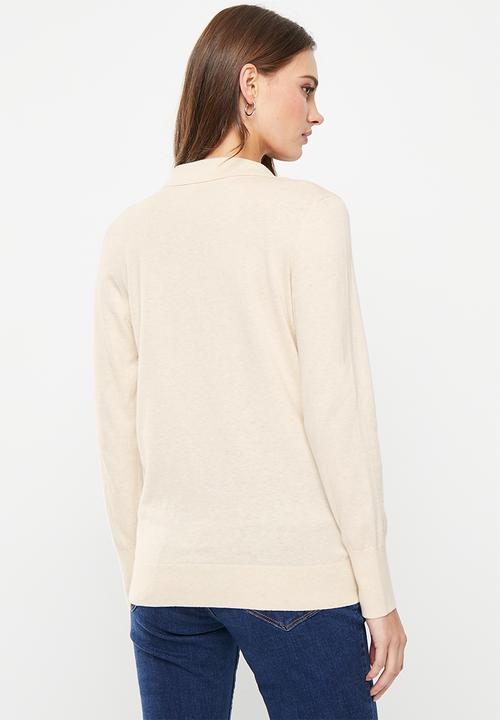 Pringle of Scotland - Knitwear golfer - stone melange