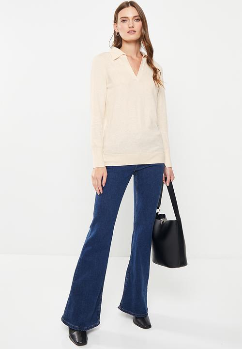 Pringle of Scotland - Knitwear golfer - stone melange
