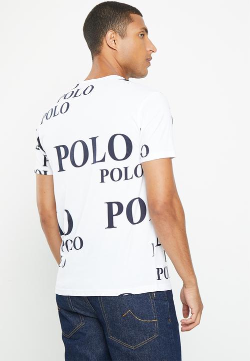 POLO - Mens short sleeve tee - white