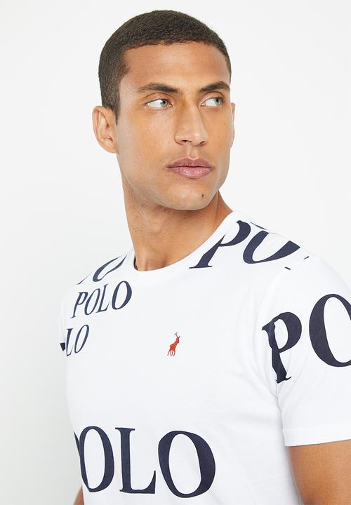 POLO - Mens short sleeve tee - white