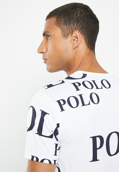 POLO - Mens short sleeve tee - white