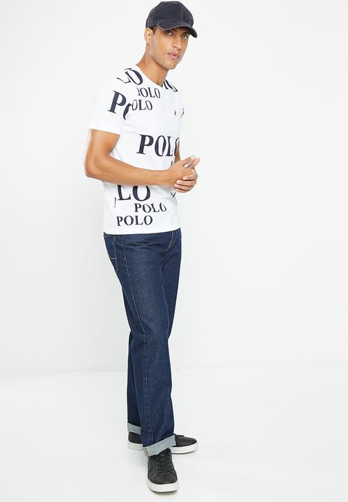 POLO - Mens short sleeve tee - white