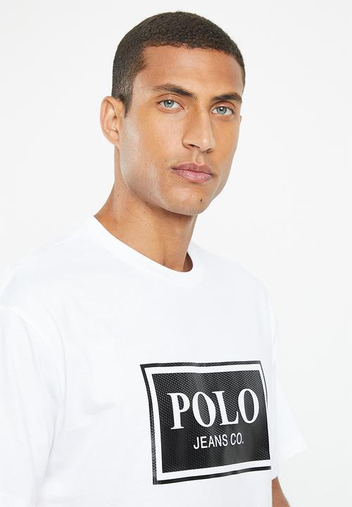 POLO - Mens box fit short sleeve tee - white