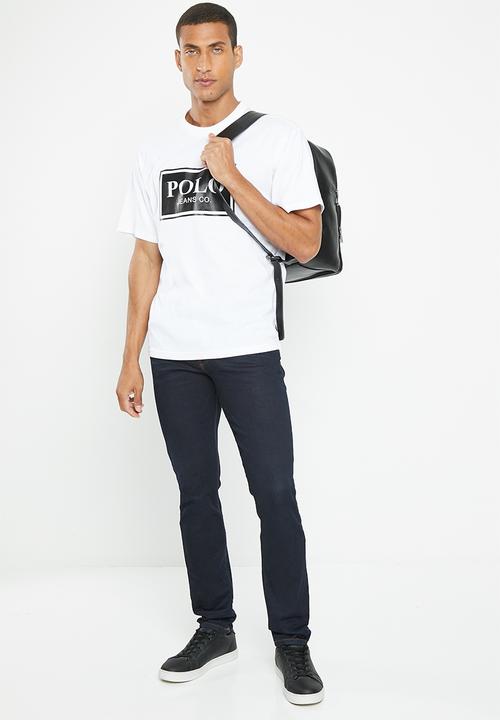 POLO - Mens box fit short sleeve tee - white
