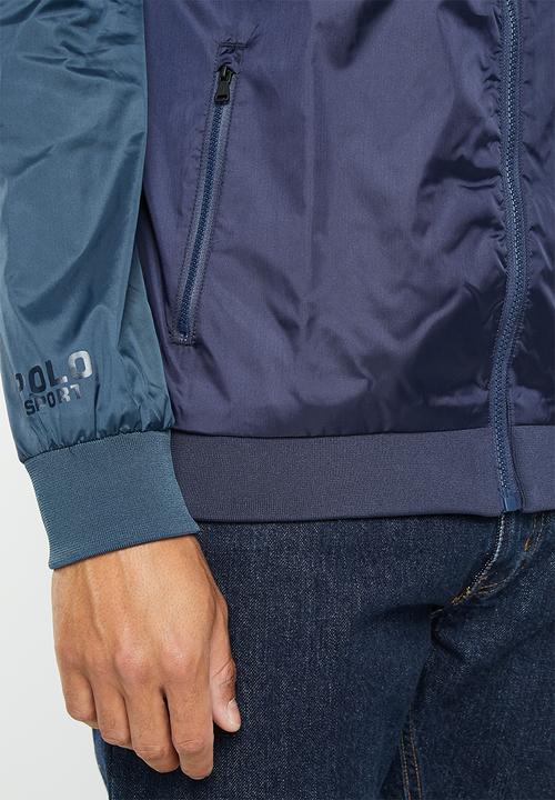 POLO - Men sport ls windbreaker - blue