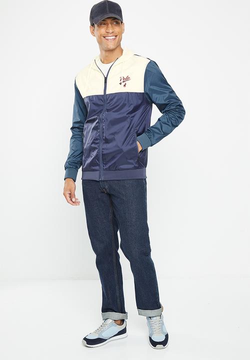 POLO - Men sport ls windbreaker - blue