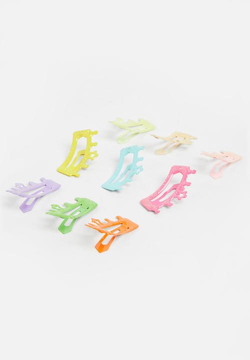 Pop Candy - Crown hair clips - multi