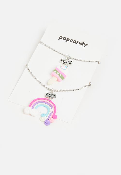Pop Candy - Best friends necklaces - silver