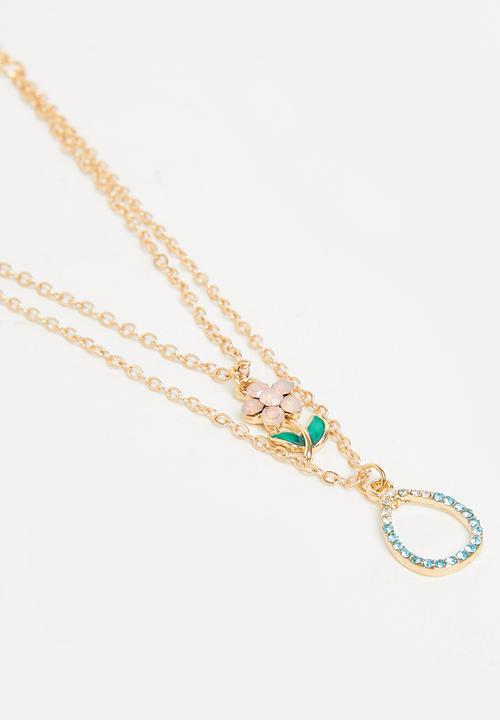 Pop Candy - Girls tiered necklace - multi