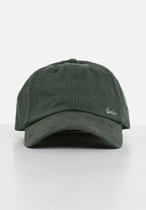 Superdry. - Vintage emb cap-olive khaki
