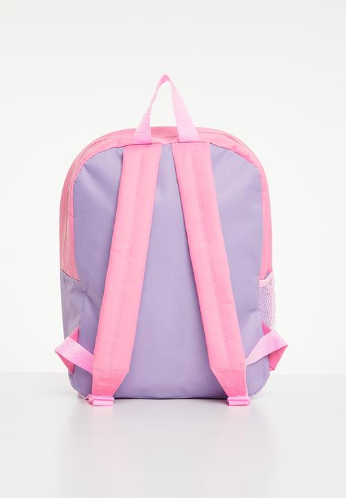 Character Group - 3D debossed backpack unicorn - pink & purple 
