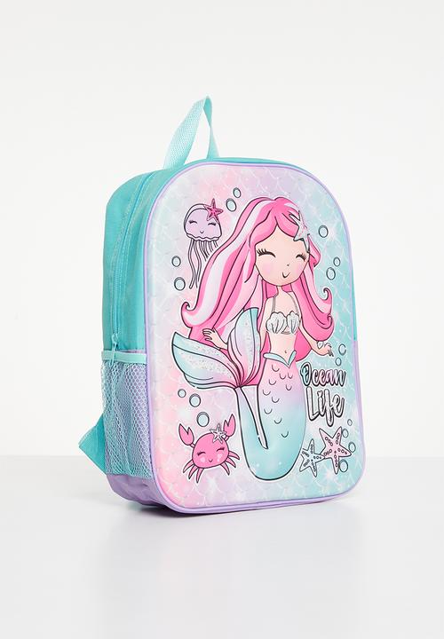 Character Group - 3D debossed backpack mermaid - multi 