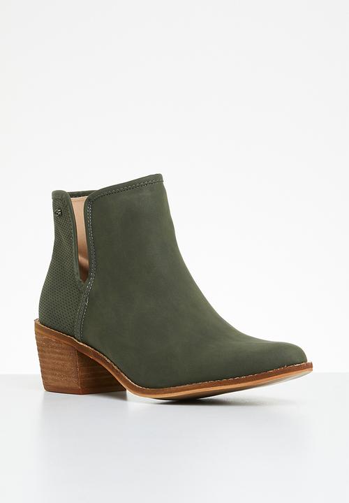 Miss Black - Cooper1 ankle boot - olive