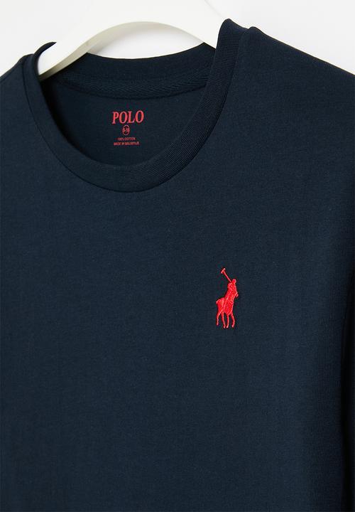 POLO - Boys ashton ls tee - navy