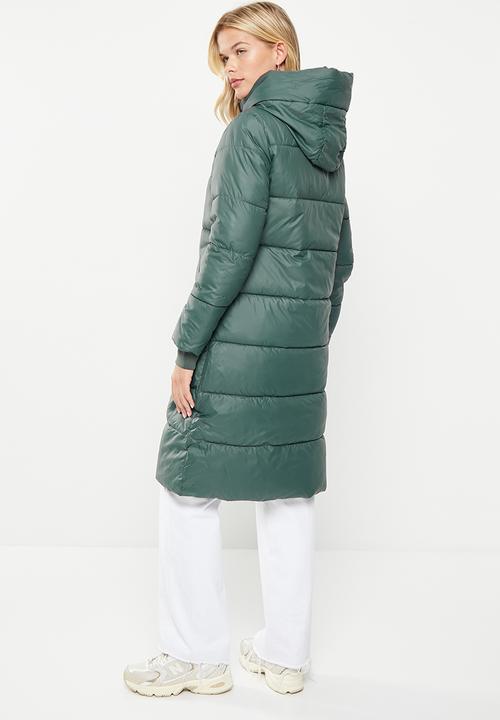 dailyfriday - Longer length puffer - green