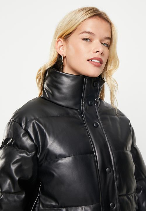 dailyfriday - Pu puffer - black