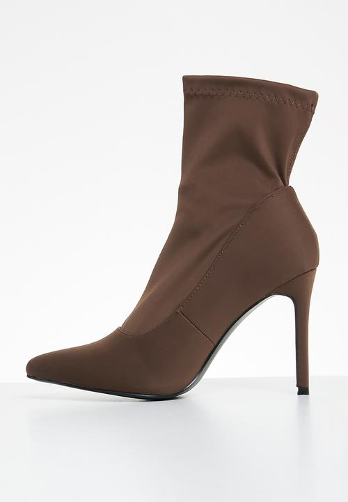 Miss Black - Lykra 1 ankle boot - chocolate
