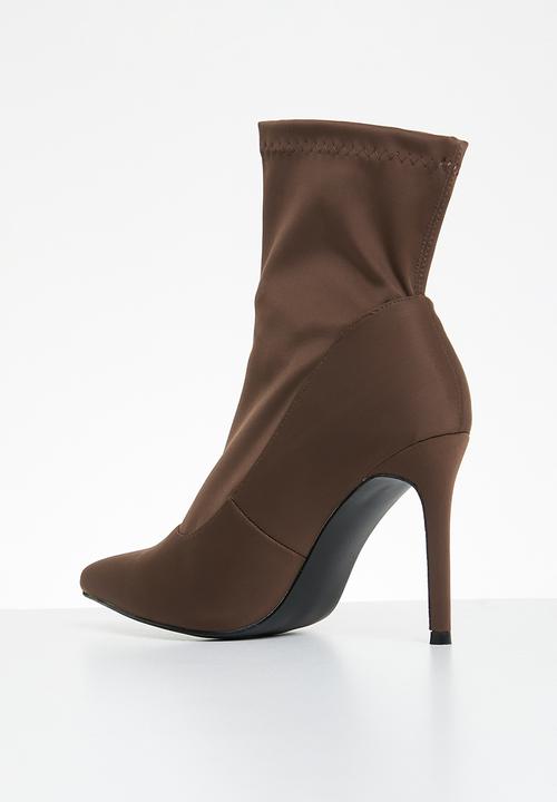 Miss Black - Lykra 1 ankle boot - chocolate