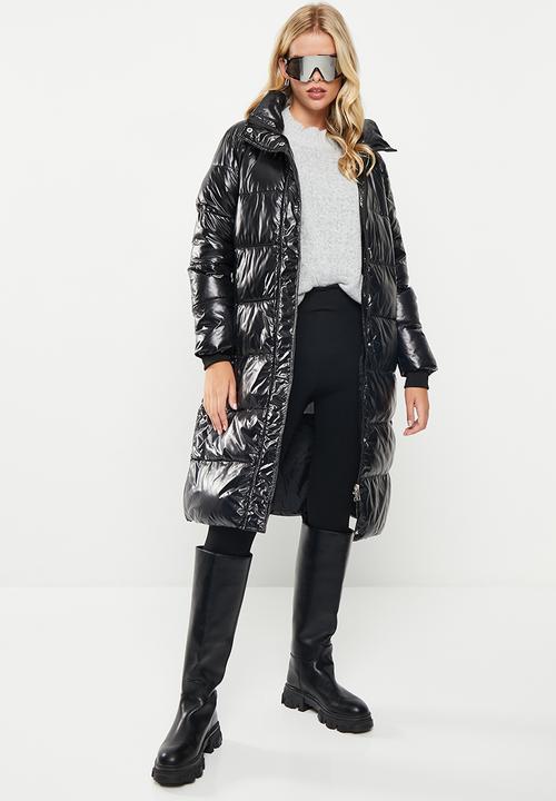 dailyfriday - Longer length puffer - black