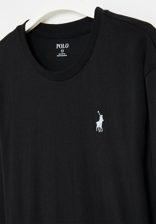 POLO - Boys ashton long sleeve tee - black