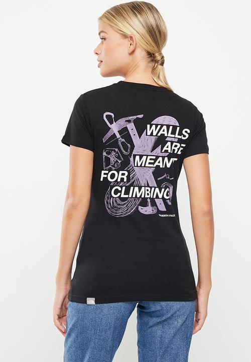 The North Face - W short sleeve outdoor graphic tee - tnf black