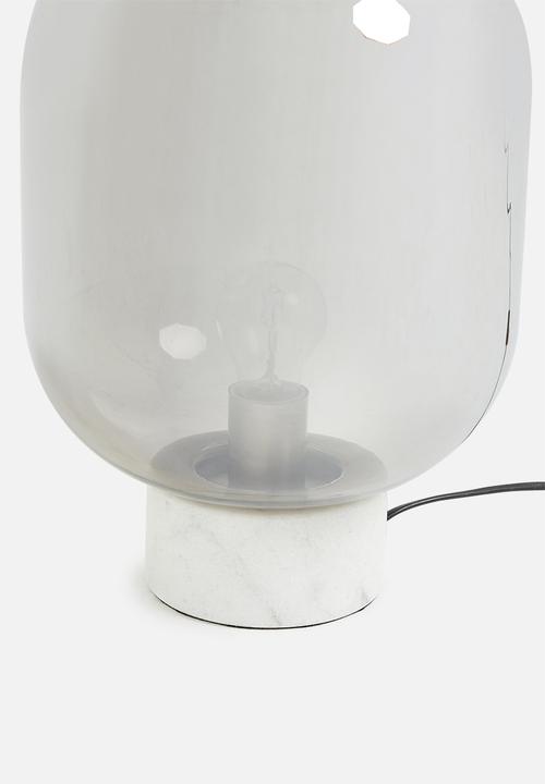 Sixth Floor - Dome table lamp - silver