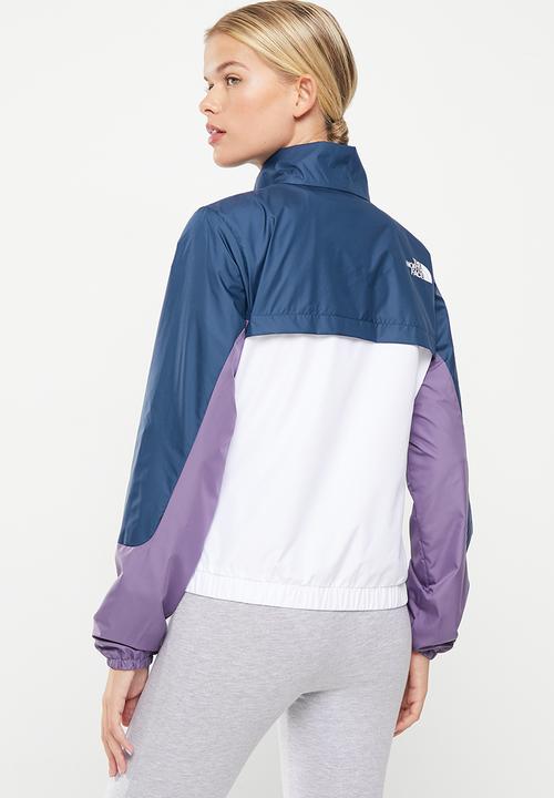 The North Face - W ma wind full zip - eu - tnf white / lunar slate / shady blue
