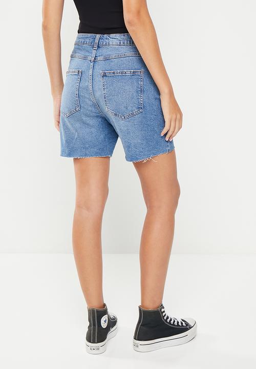 Supré  - Stretch bermuda denim short - honolulu blue