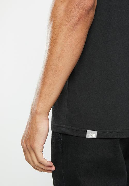 The North Face - Short sleeve rust 2 tee - tnf black-led yellow 