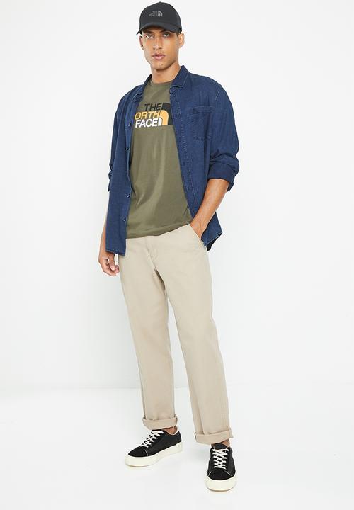 The North Face - Short sleeve easy tee - eu - new taupe green (21l)