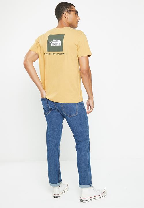 The North Face - Short sleeve redbox tee  - eu - khaki stone 