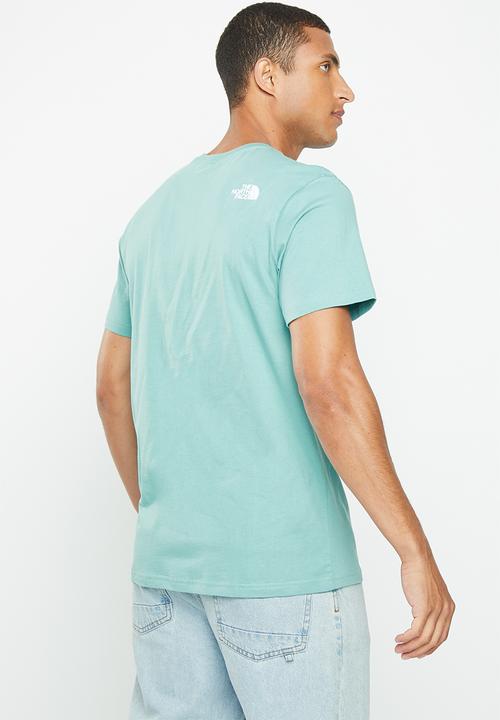 The North Face - Short sleeve  mountain line tee - reef waters-dusty coral orange (itw)