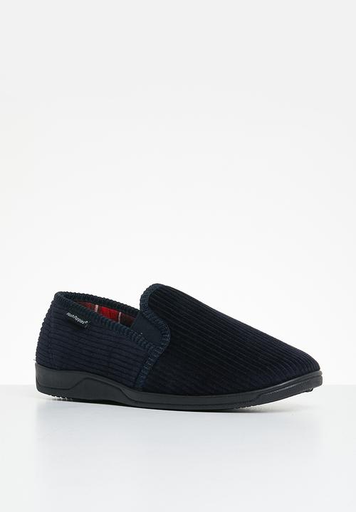 Hush Puppies - Collie kitted corduroy - navy