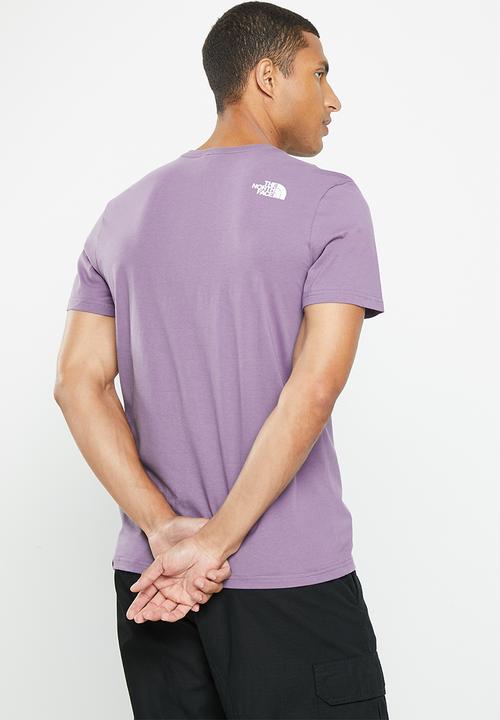 The North Face - Short sleeve rust 2 tee - lunar slate-dusty coral orange 