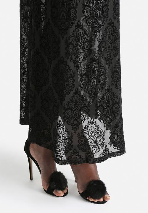 Motel - Maxi Romantic Flocking Lace Skirt