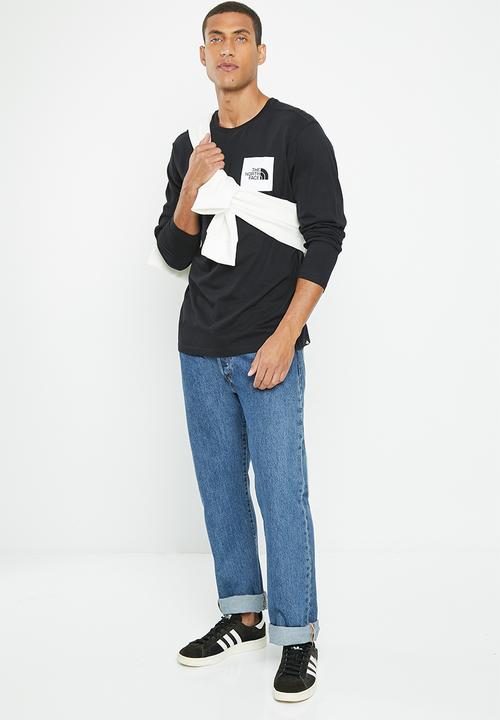 The North Face - Long sleeve fine tee - eu - tnf black (jk3)