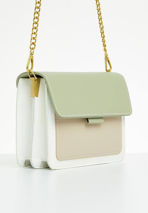 Superbalist - Brinley crossbody bag - green & beige
