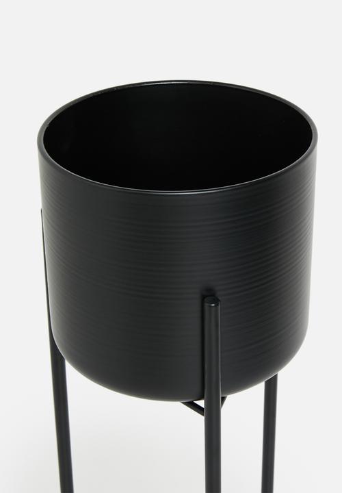 H&S - Flowerpot - black
