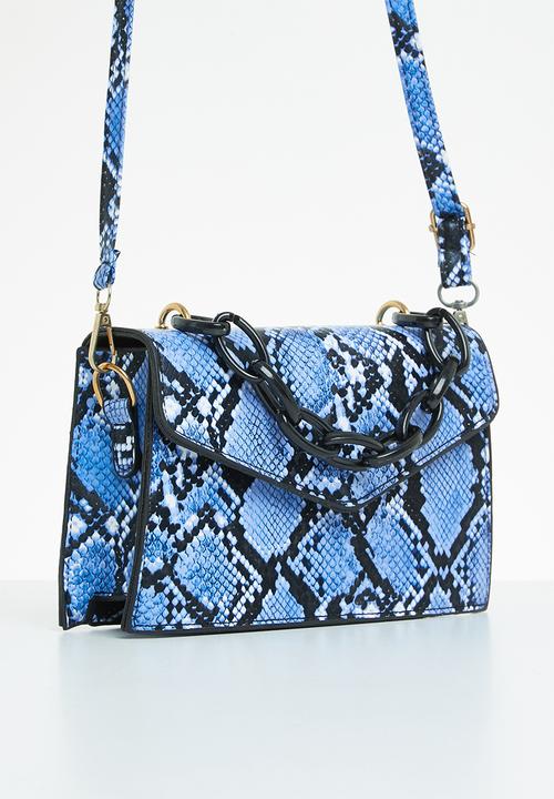 Superbalist - Kinsley clutch bag - blue & black