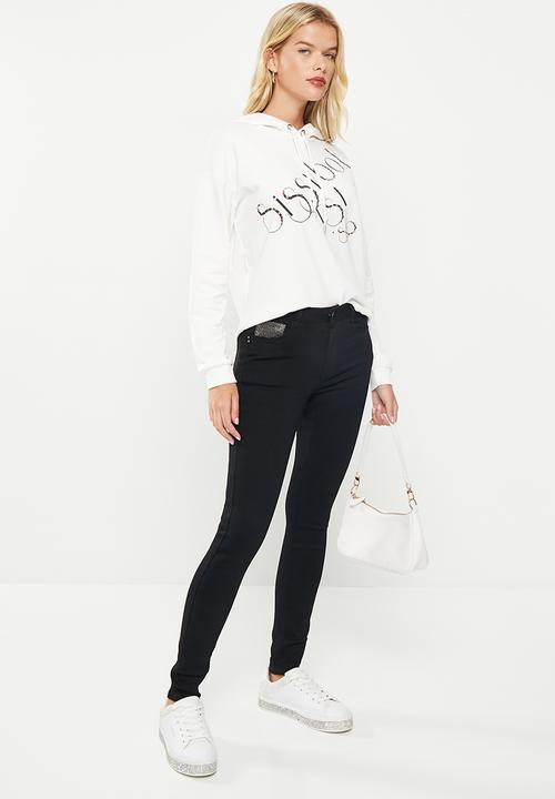 SISSY BOY - Fero: hoodie with long sleeves - white